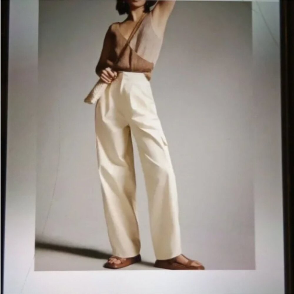 NWT Du Paradis Anthropologie Cargo Pants Women Size 8